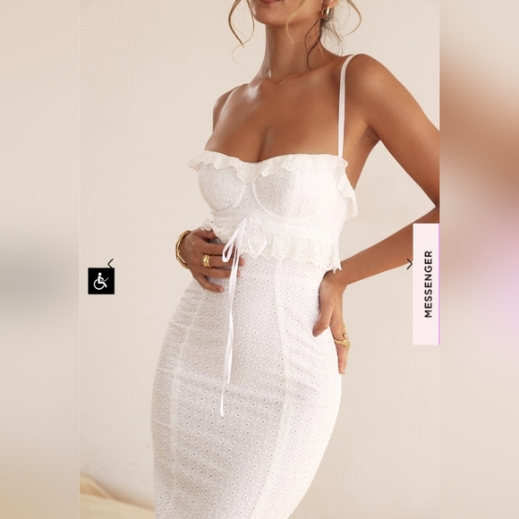 House of CB London Eve Maxi Dress L - Picture 2 of 7